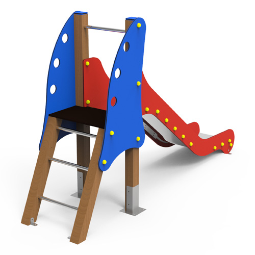 Espace Jeux Toboggan classique pour aire de jeux extérieur